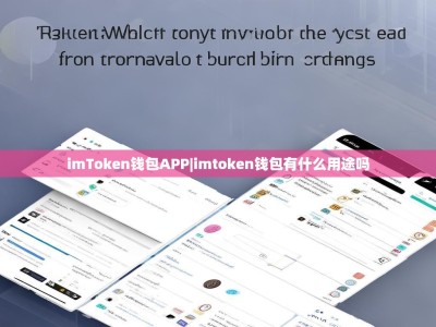 imToken钱包APP|imtoken钱包有什么用途吗