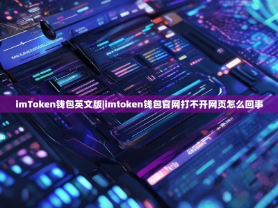 imToken钱包英文版|imtoken钱包官网打不开网页怎么回事