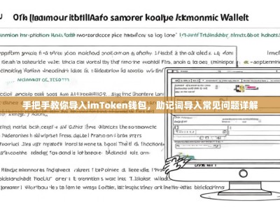 手把手教你导入imToken钱包，助记词导入常见问题详解