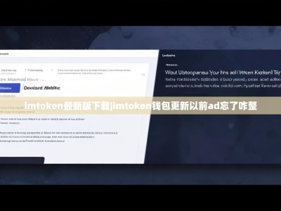 imtoken最新版下载|imtoken钱包更新以前ad忘了咋整