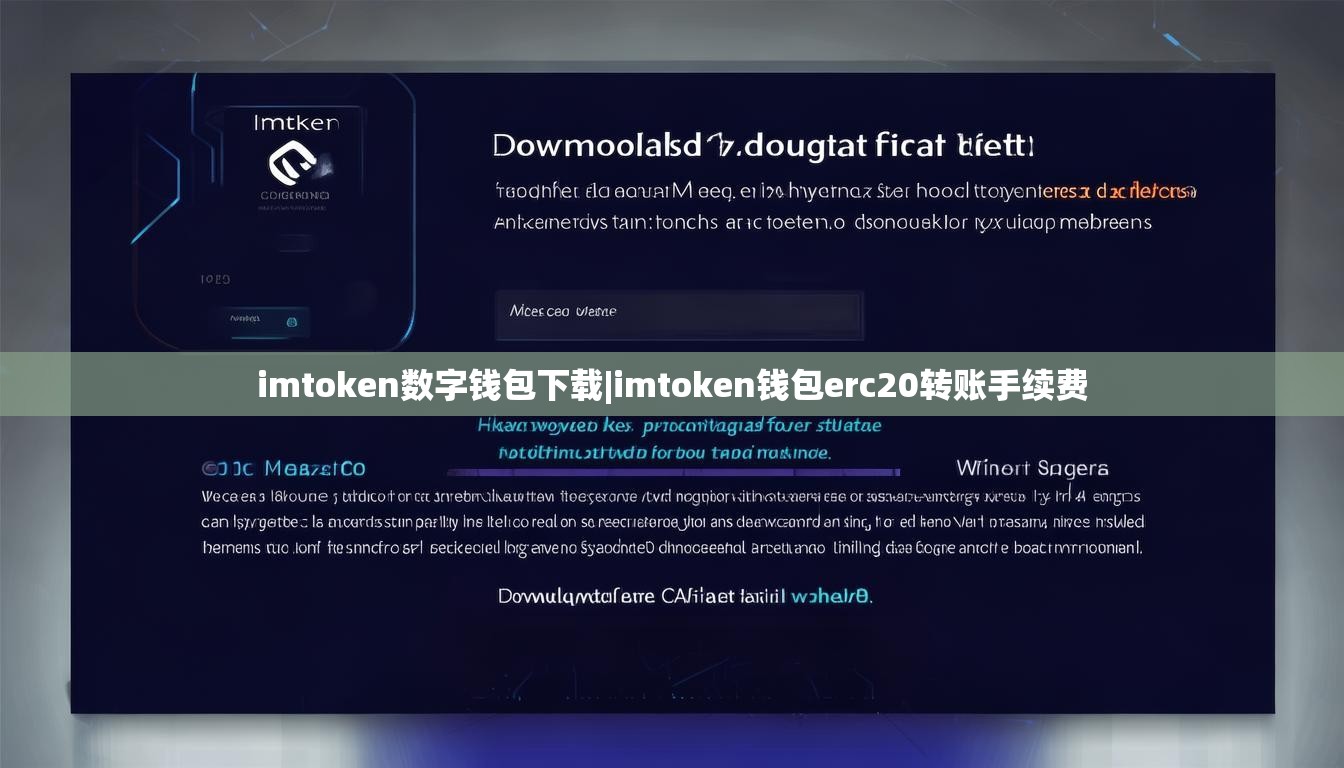 imtoken数字钱包下载|imtoken钱包erc20转账手续费