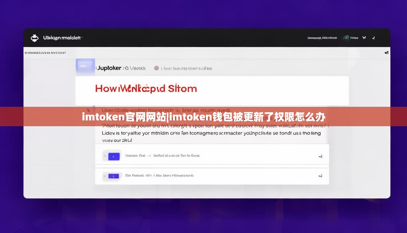 imtoken官网网站|imtoken钱包被更新了权限怎么办