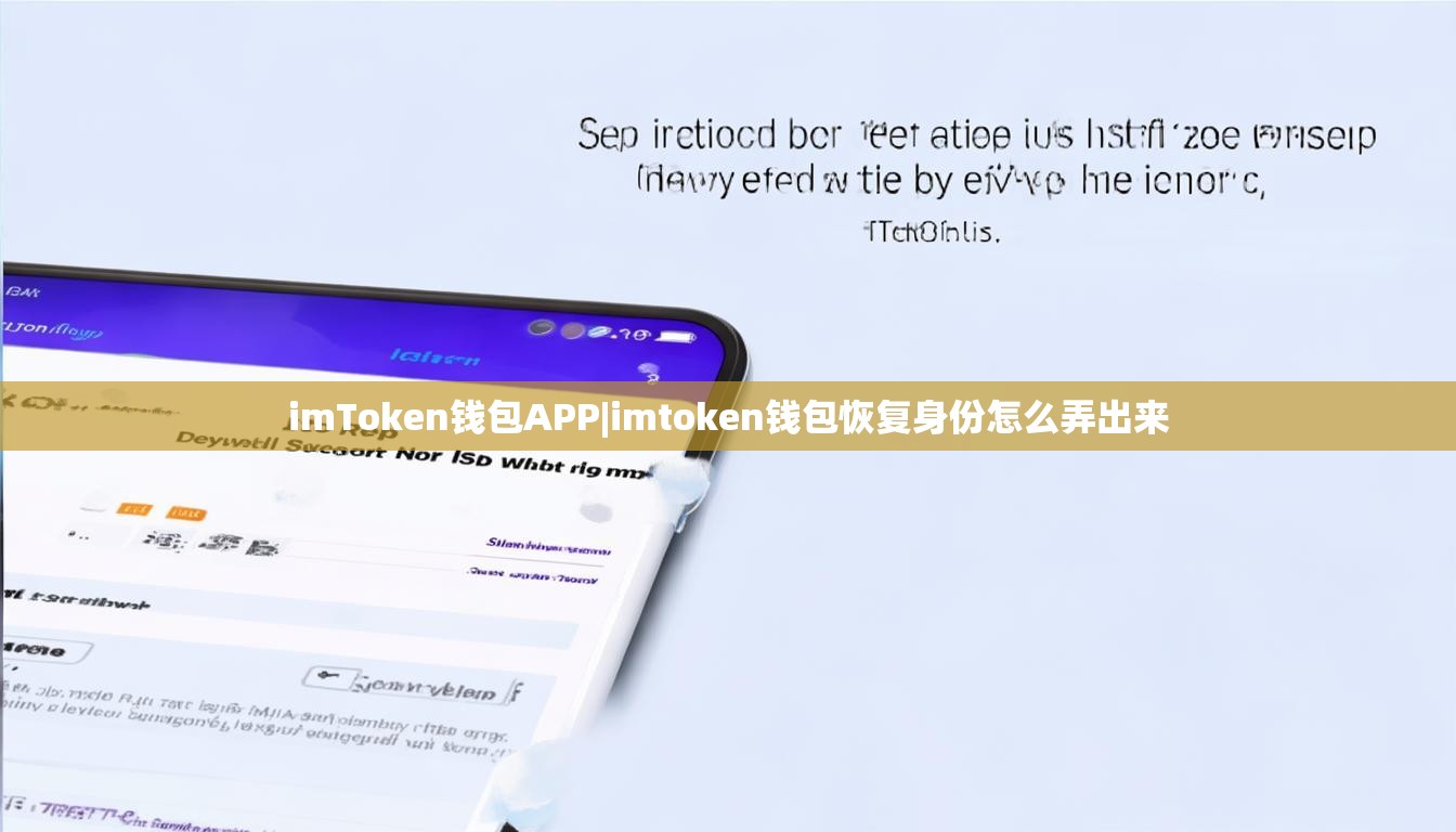 imToken钱包APP|imtoken钱包恢复身份怎么弄出来