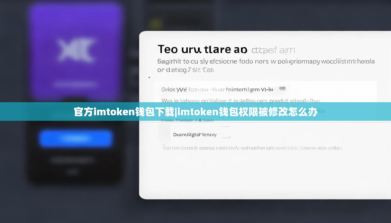 官方imtoken钱包下载|imtoken钱包权限被修改怎么办