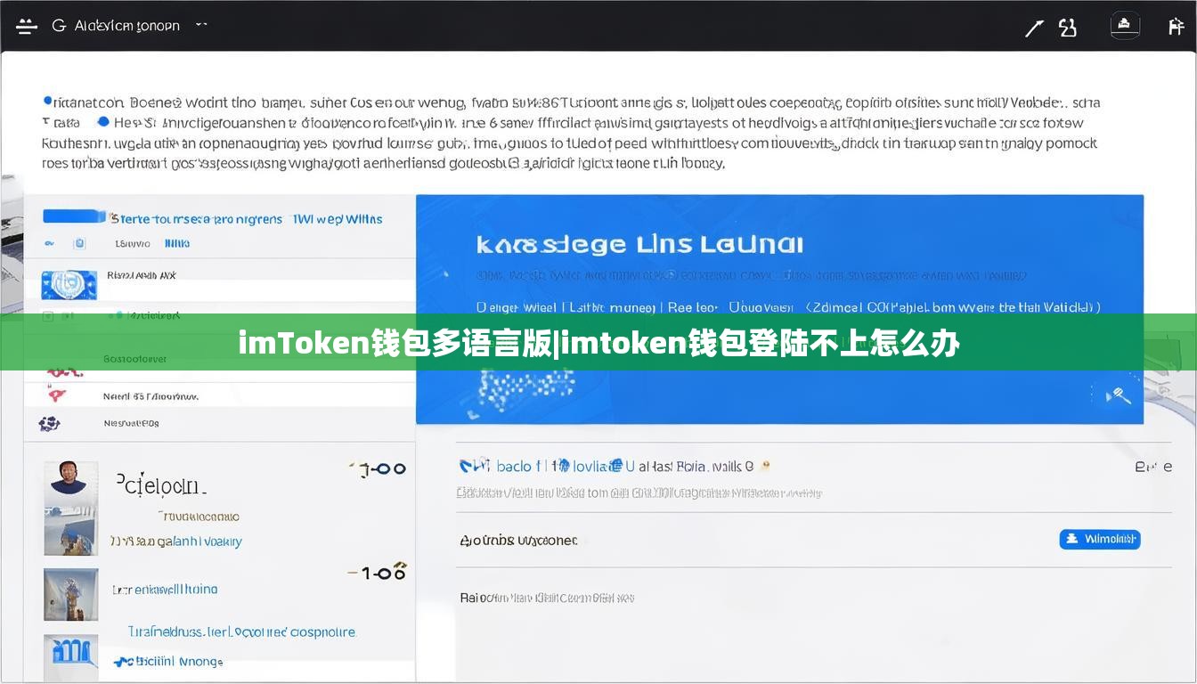 imToken钱包多语言版|imtoken钱包登陆不上怎么办