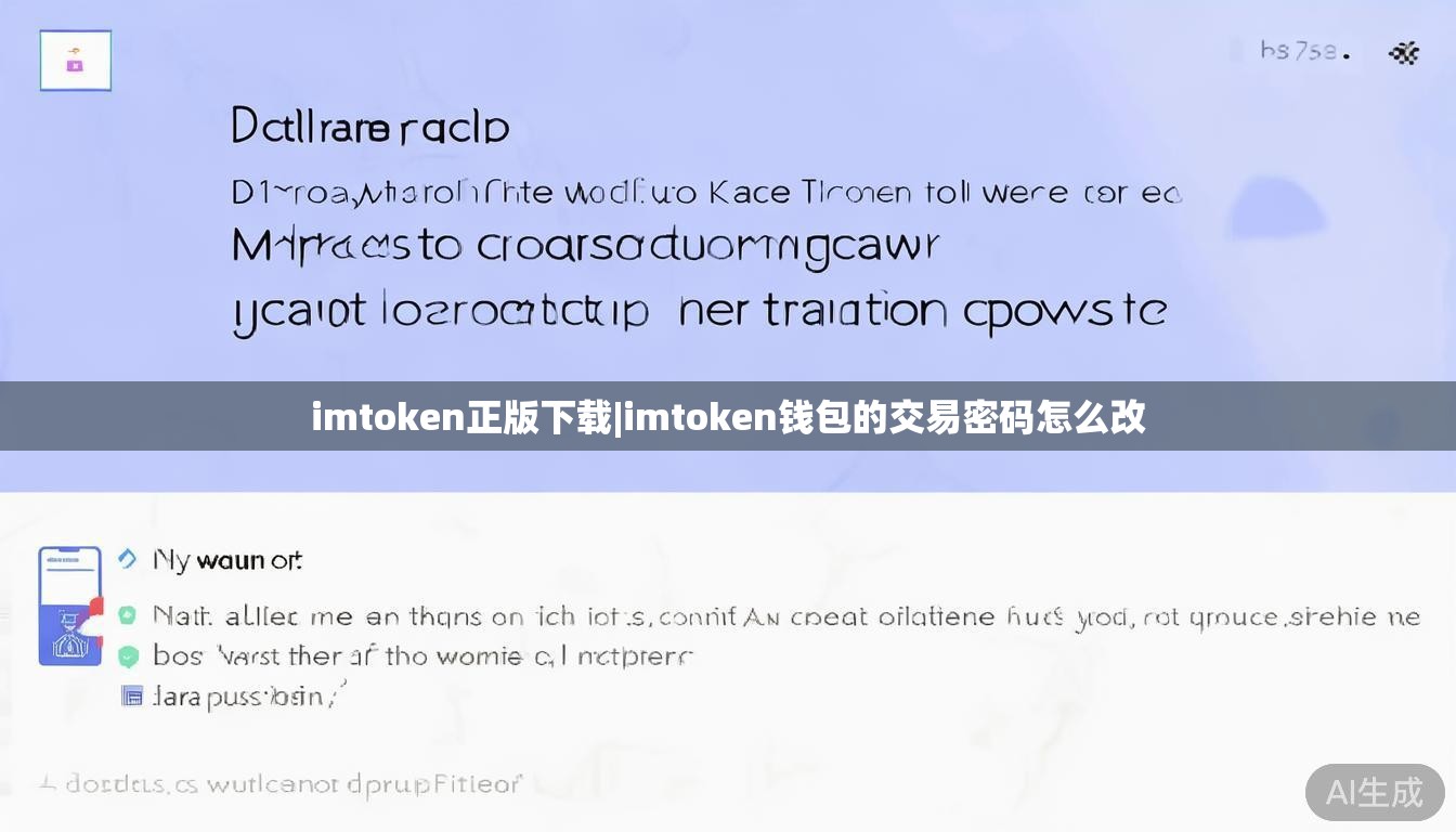 imtoken正版下载|imtoken钱包的交易密码怎么改