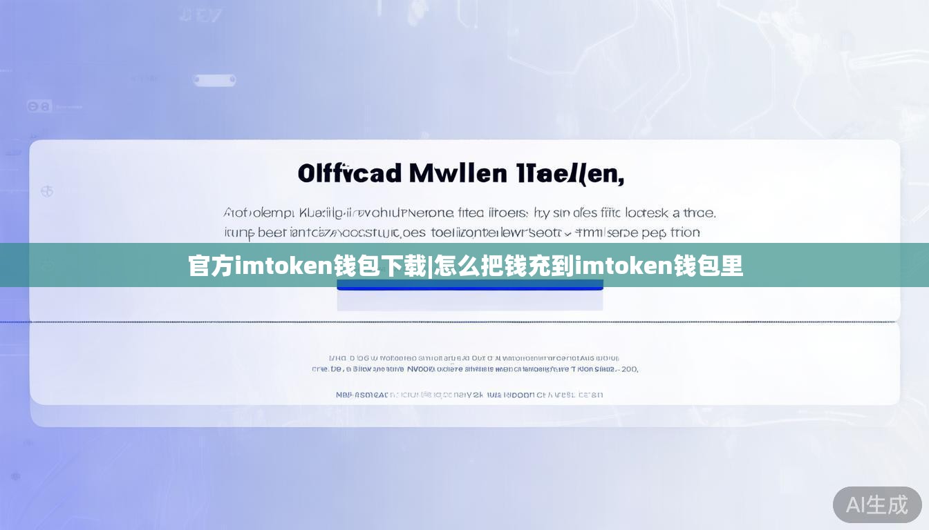官方imtoken钱包下载|怎么把钱充到imtoken钱包里