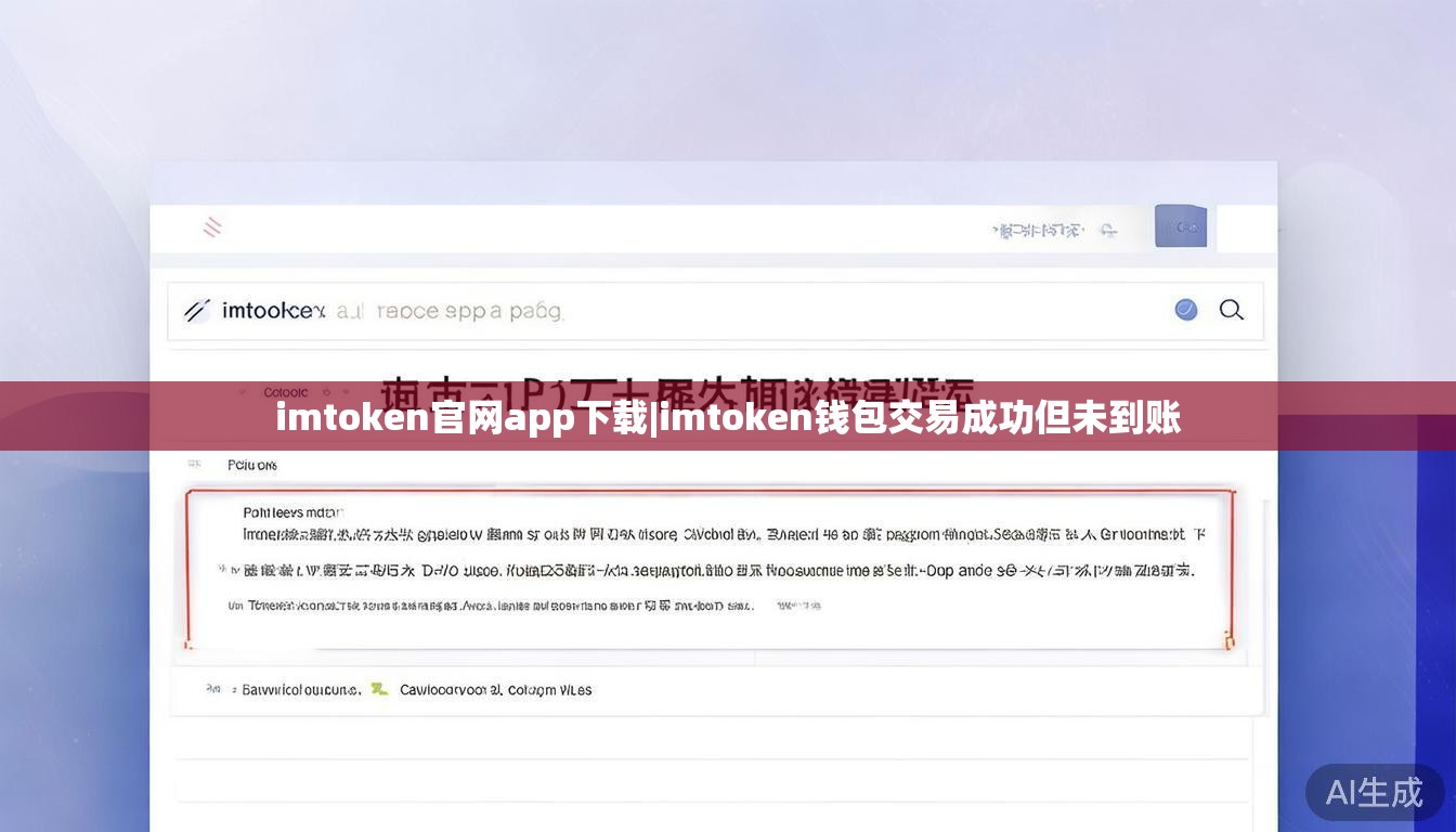 imtoken官网app下载|imtoken钱包交易成功但未到账