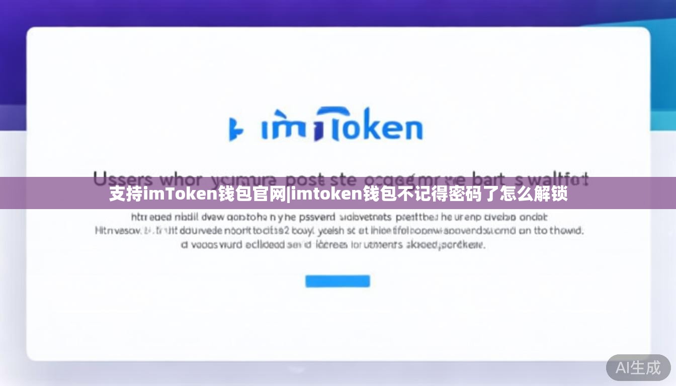 支持imToken钱包官网|imtoken钱包不记得密码了怎么解锁