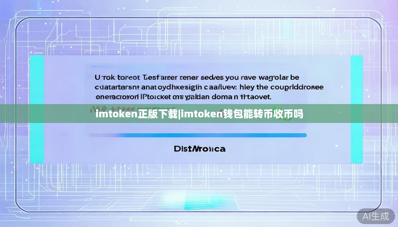 imtoken正版下载|imtoken钱包能转币收币吗