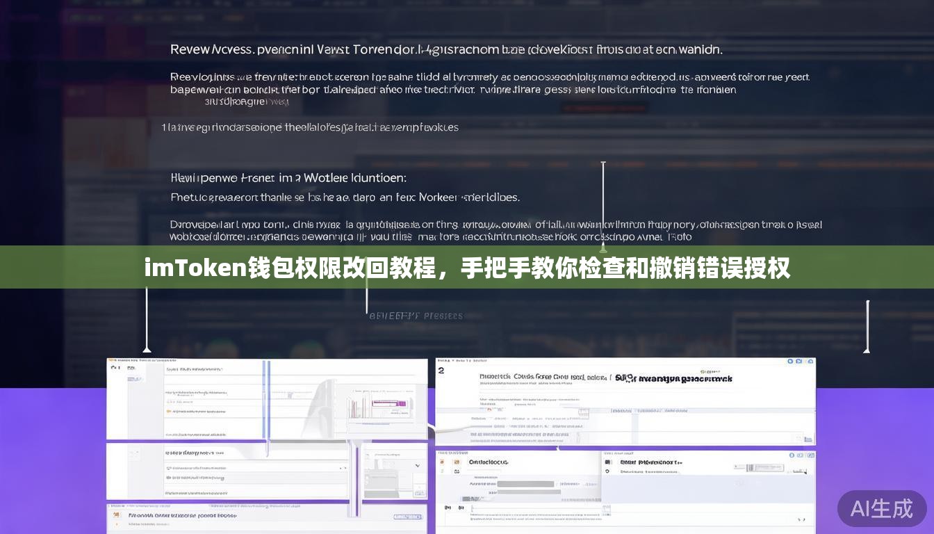imToken钱包权限改回教程,手把手教你检查和撤销错误授权 imToken钱包权限改回教程,手把手教你检查和撤销错误授权