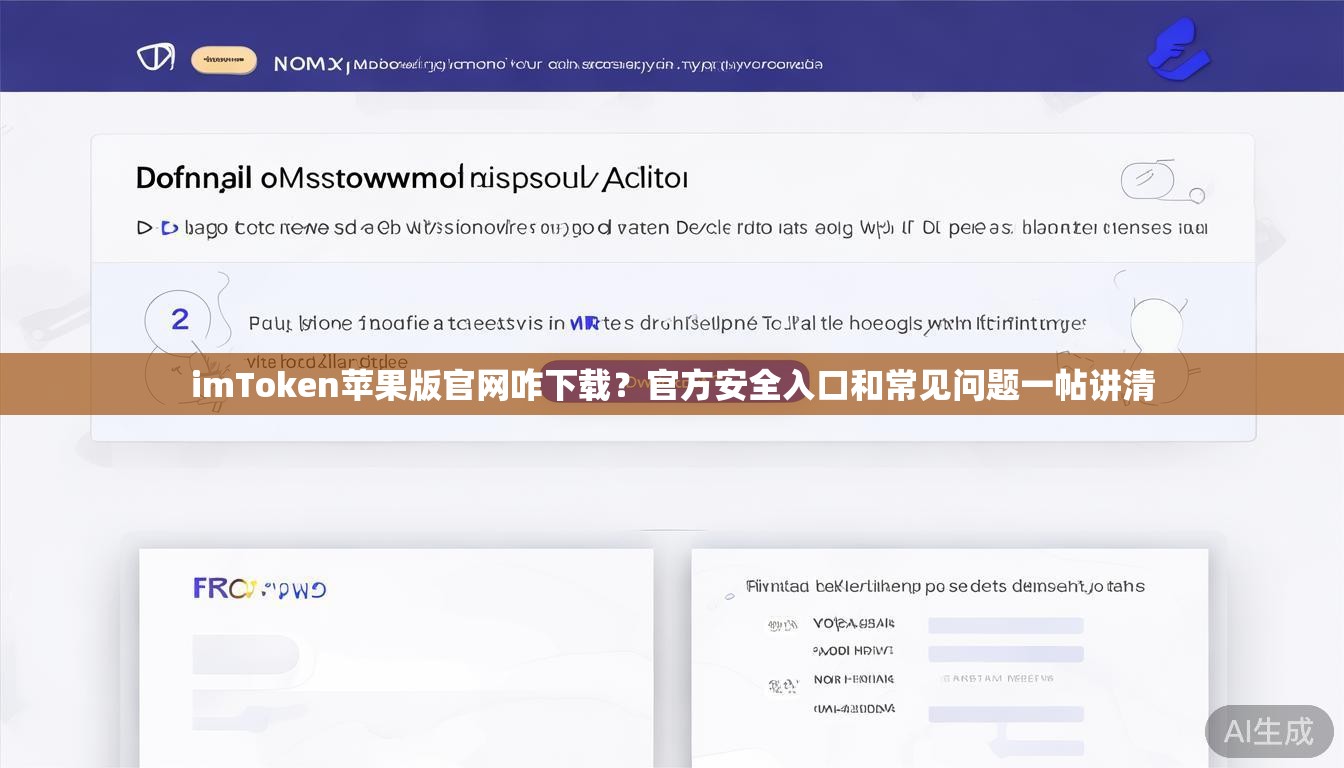 imToken苹果版官网咋下载?官方安全入口和常见问题一帖讲清 imToken苹果版官网咋下载?官方安全入口和常见问题一帖讲清