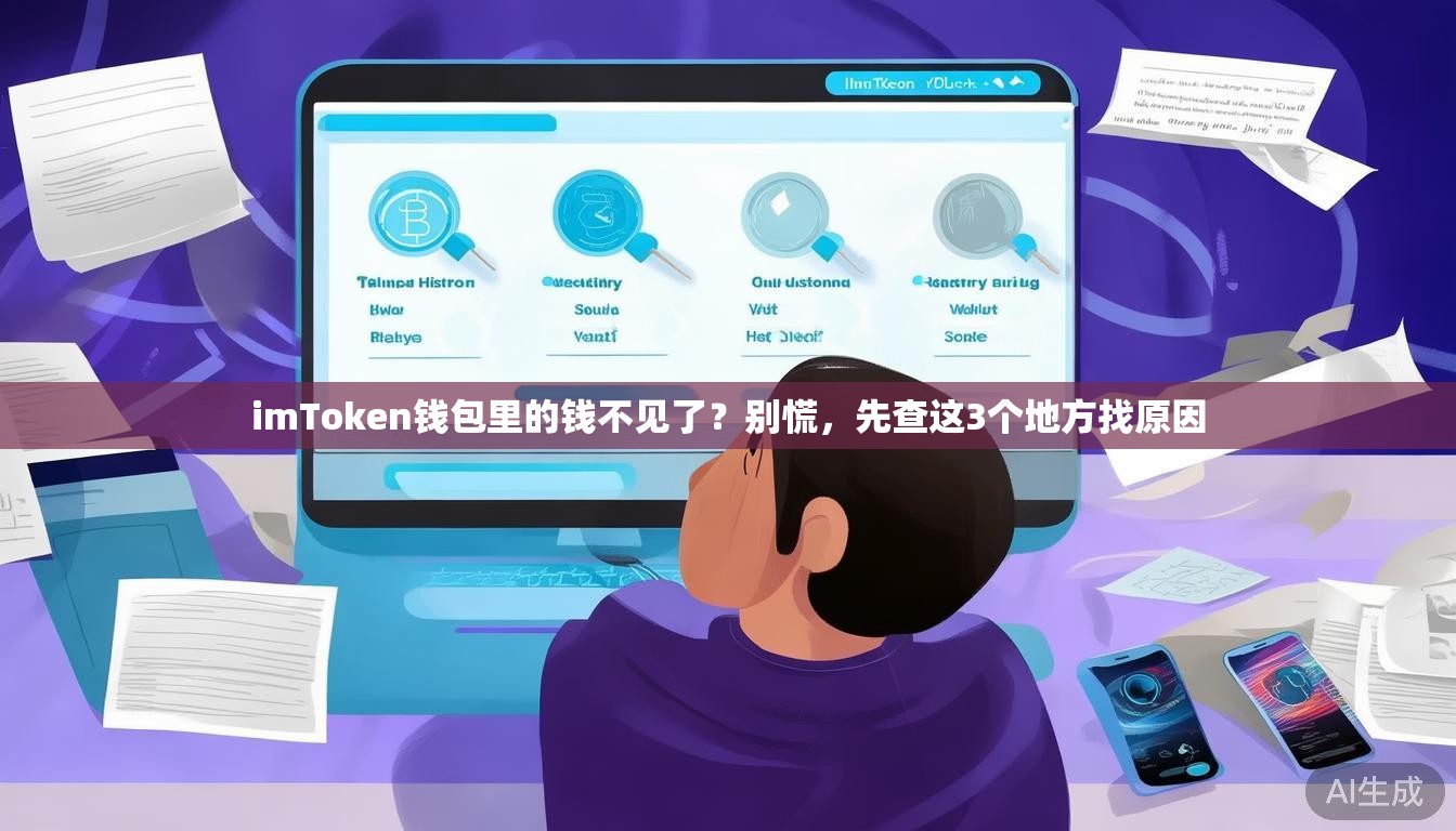 imToken钱包里的钱不见了?别慌,先查这3个地方找原因 imToken钱包里的钱不见了?别慌,先查这3个地方找原因