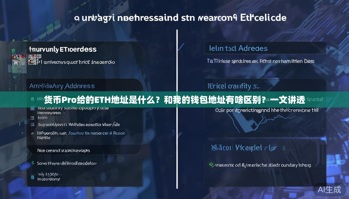 货币Pro给的ETH地址是什么？和我的钱包地址有啥区别？一文讲透