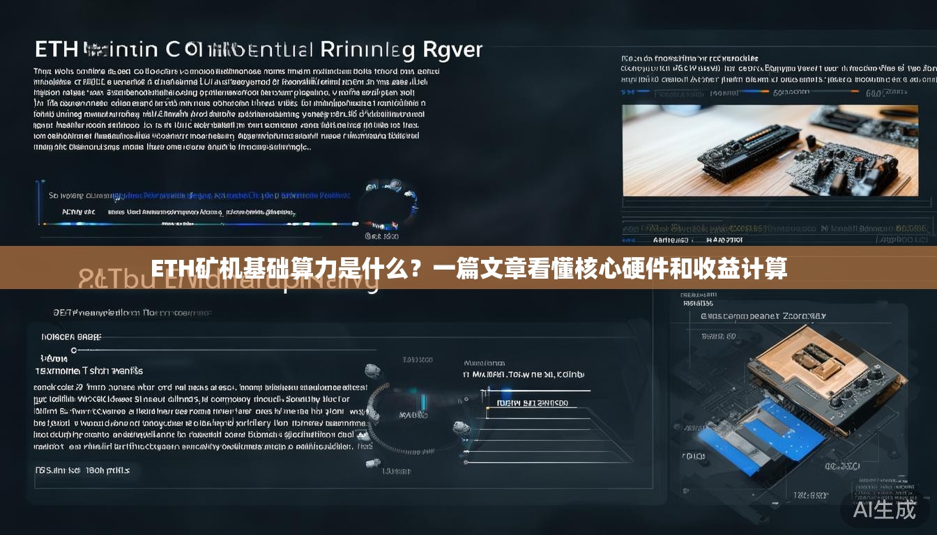 ETH矿机基础算力是什么?一篇文章看懂核心硬件和收益计算 ETH矿机基础算力是什么?一篇文章看懂核心硬件和收益计算