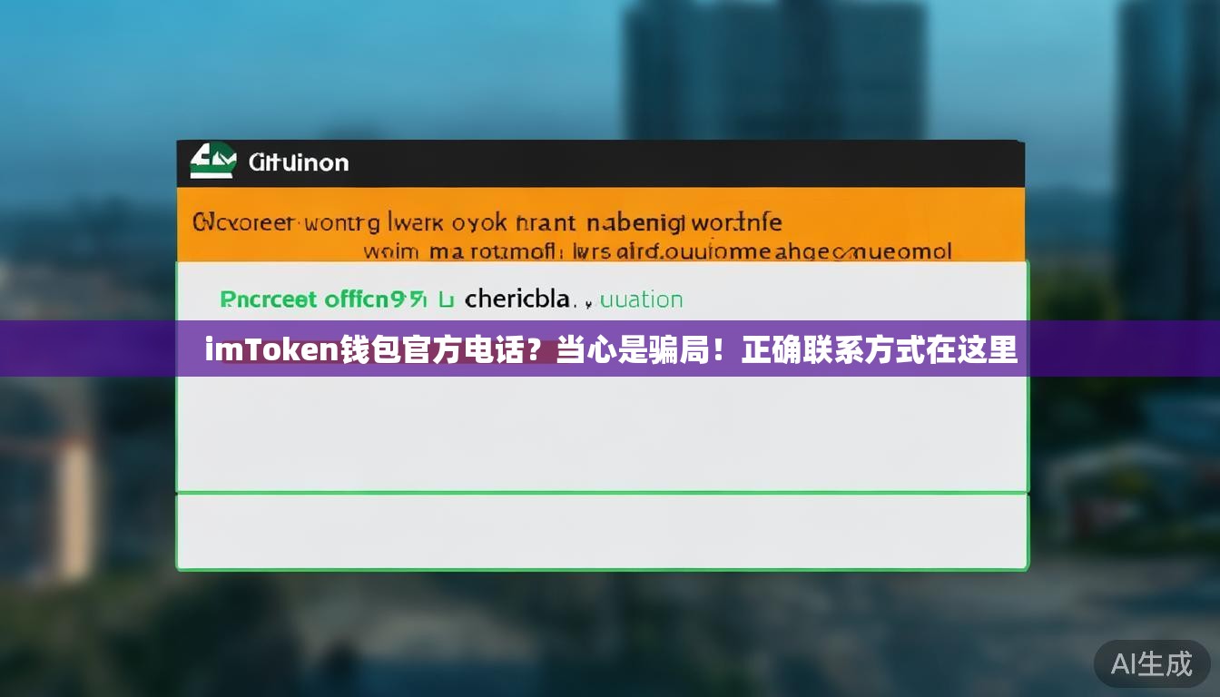 imToken钱包官方电话？当心是骗局！正确联系方式在这里