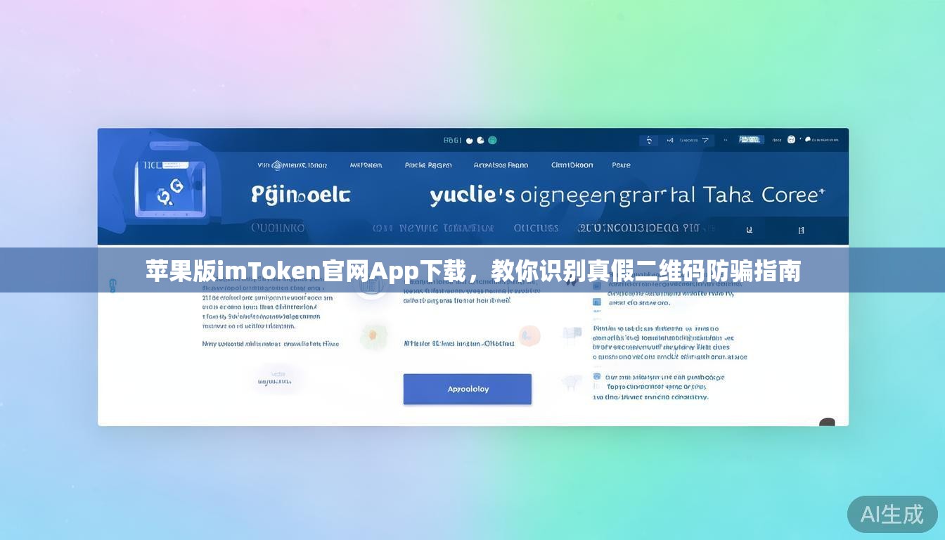 苹果版imToken官网App下载，教你识别真假二维码防骗指南