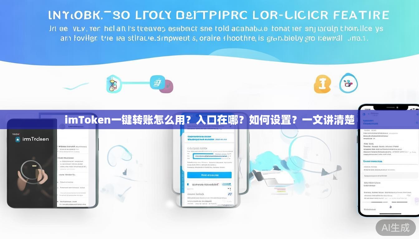 imToken一键转账怎么用?入口在哪?如何设置?一文讲清楚 imToken一键转账怎么用?入口在哪?如何设置?一文讲清楚