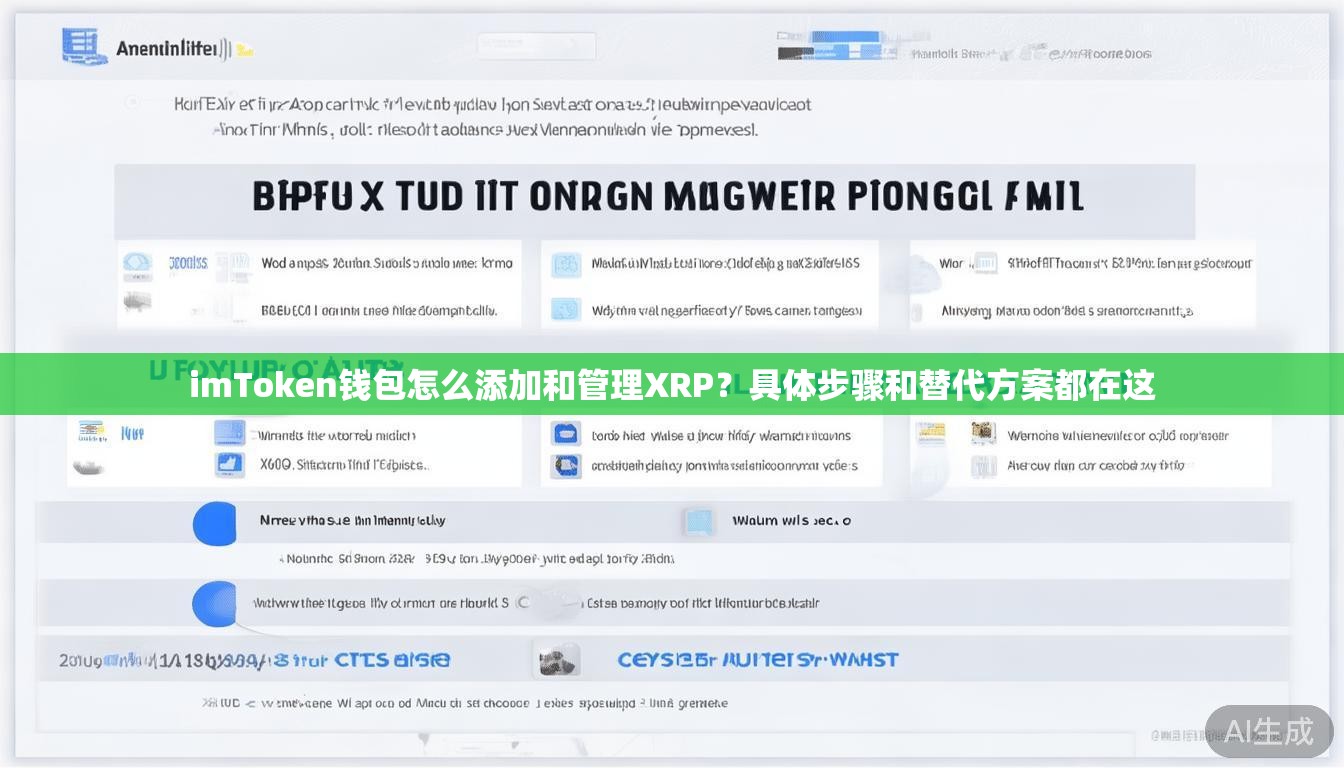 imToken钱包怎么添加和管理XRP？具体步骤和替代方案都在这