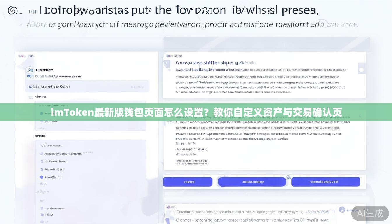 imToken最新版钱包页面怎么设置？教你自定义资产与交易确认页