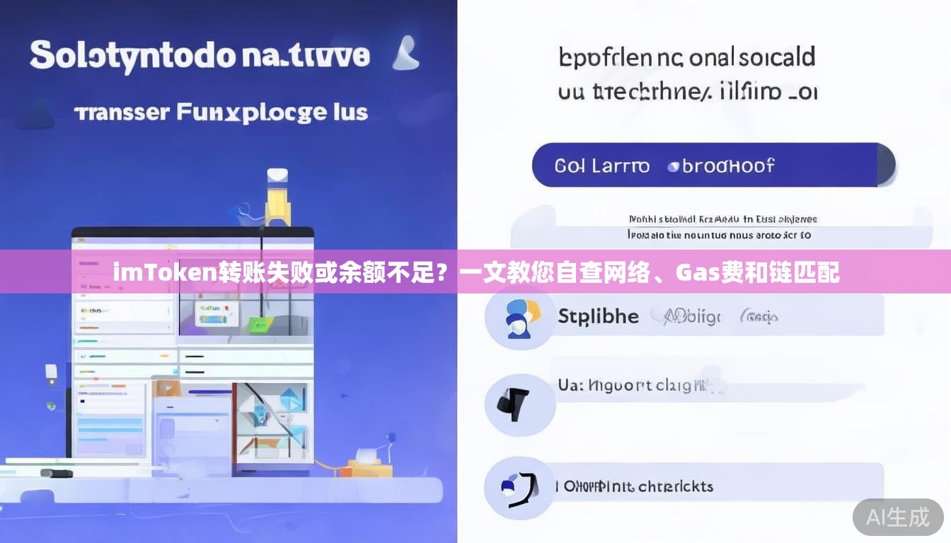 imToken转账失败或余额不足？一文教您自查网络、Gas费和链匹配