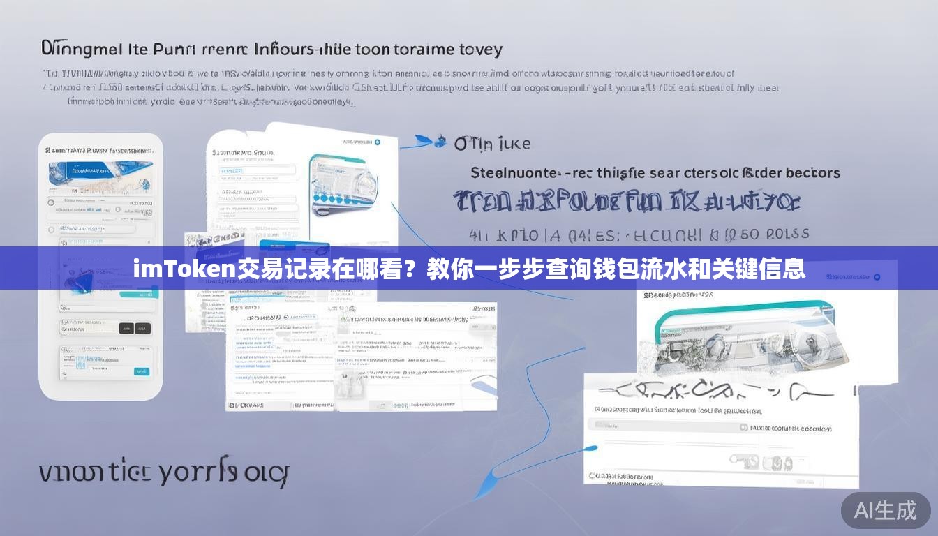 imToken交易记录在哪看?教你一步步查询钱包流水和关键信息 imToken交易记录在哪看?教你一步步查询钱包流水和关键信息