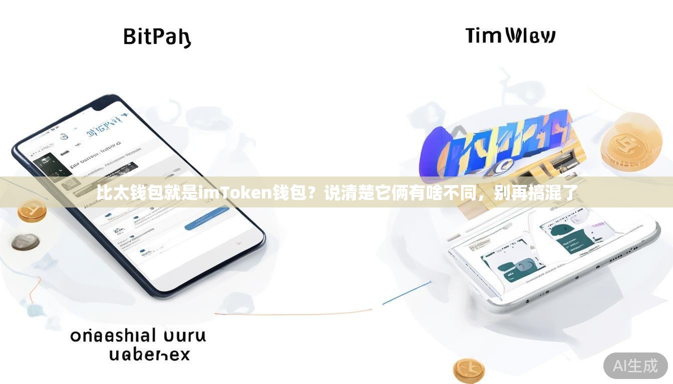 比太钱包就是imToken钱包？说清楚它俩有啥不同，别再搞混了