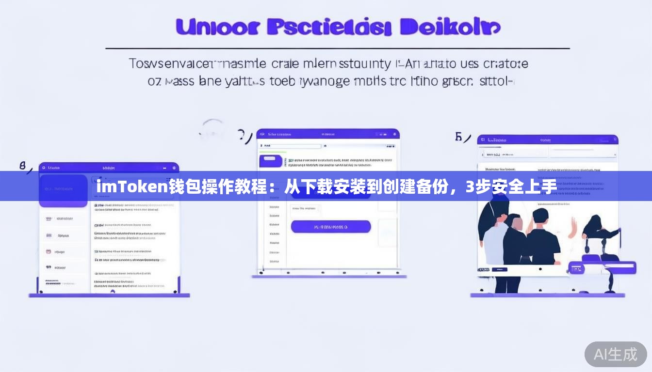 imToken钱包操作教程：从下载安装到创建备份，3步安全上手