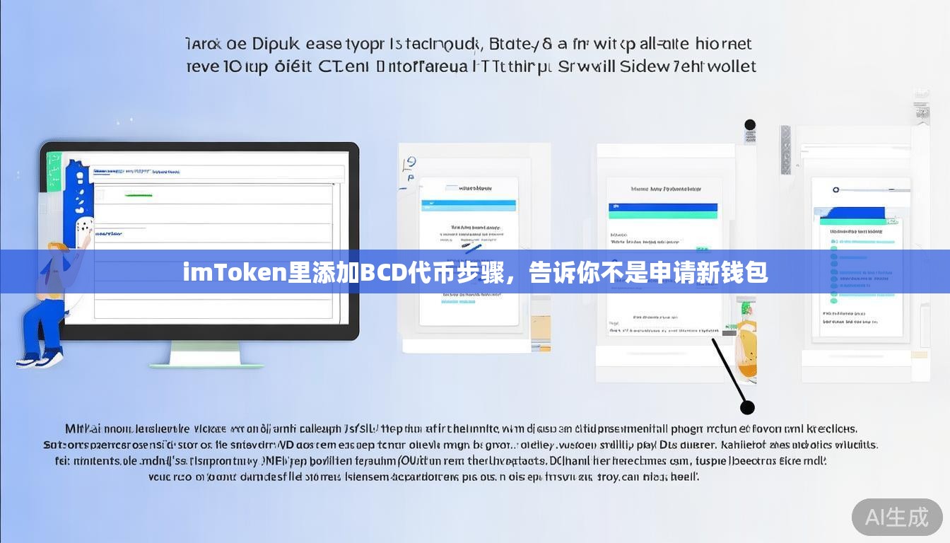imToken里添加BCD代币步骤，告诉你不是申请新钱包