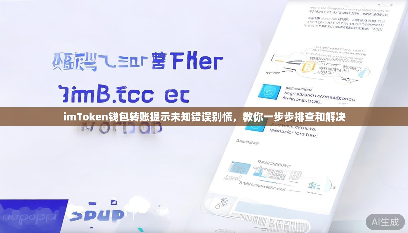 imToken钱包转账提示未知错误别慌，教你一步步排查和解决