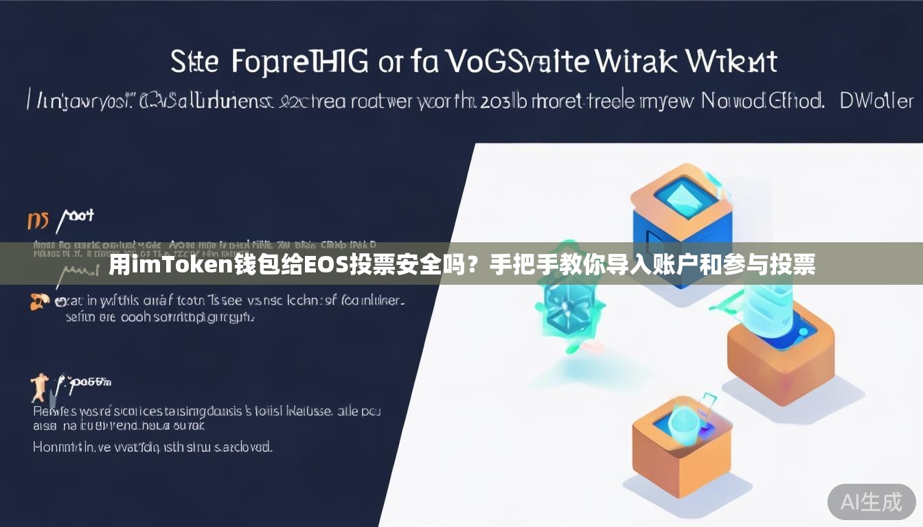 用imToken钱包给EOS投票安全吗？手把手教你导入账户和参与投票