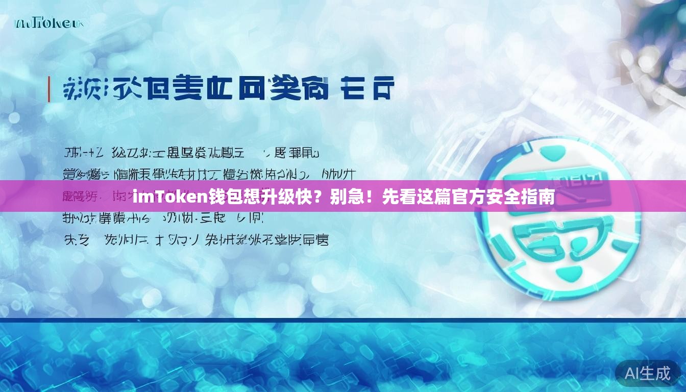 imToken钱包想升级快?别急!先看这篇官方安全指南 imToken钱包想升级快?别急!先看这篇官方安全指南