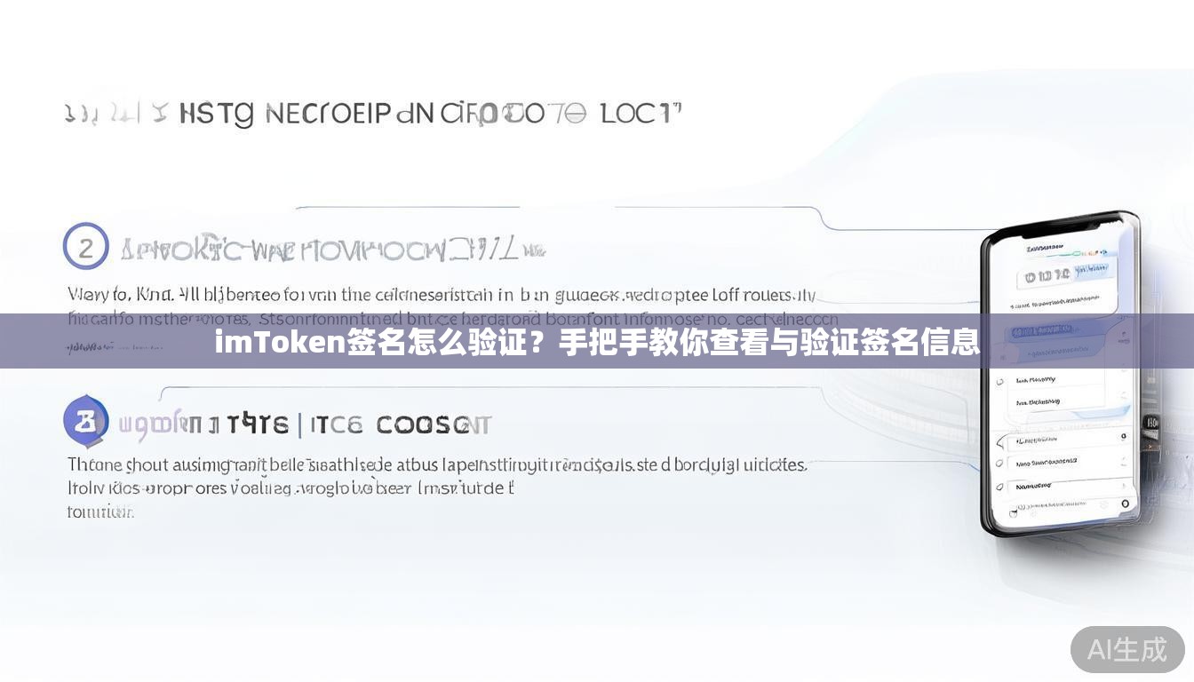 imToken签名怎么验证？手把手教你查看与验证签名信息