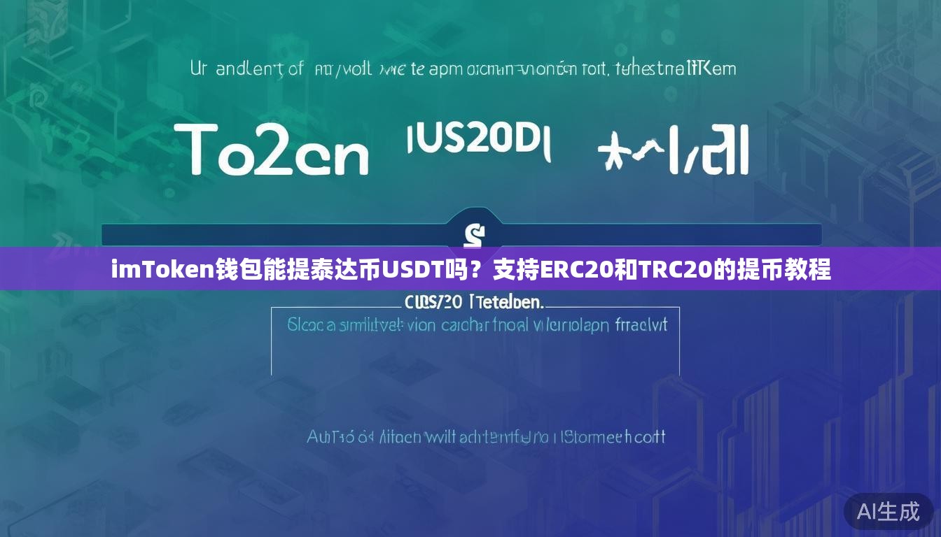 imToken钱包能提泰达币USDT吗?支持ERC20和TRC20的提币教程 imToken钱包能提泰达币USDT吗?支持ERC20和TRC20的提币教程