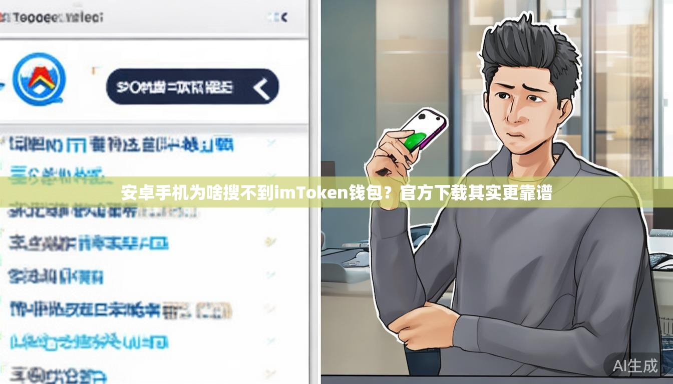 安卓手机为啥搜不到imToken钱包?官方下载其实更靠谱 安卓手机为啥搜不到imToken钱包?官方下载其实更靠谱